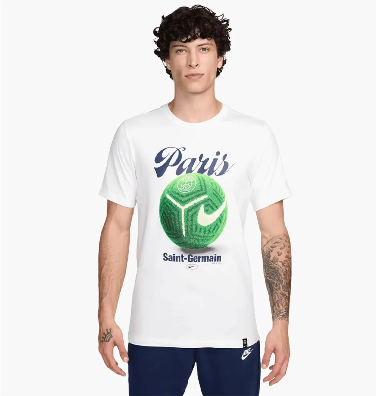 Футболка мужская Nike Psg Nk Hm Field Ss White