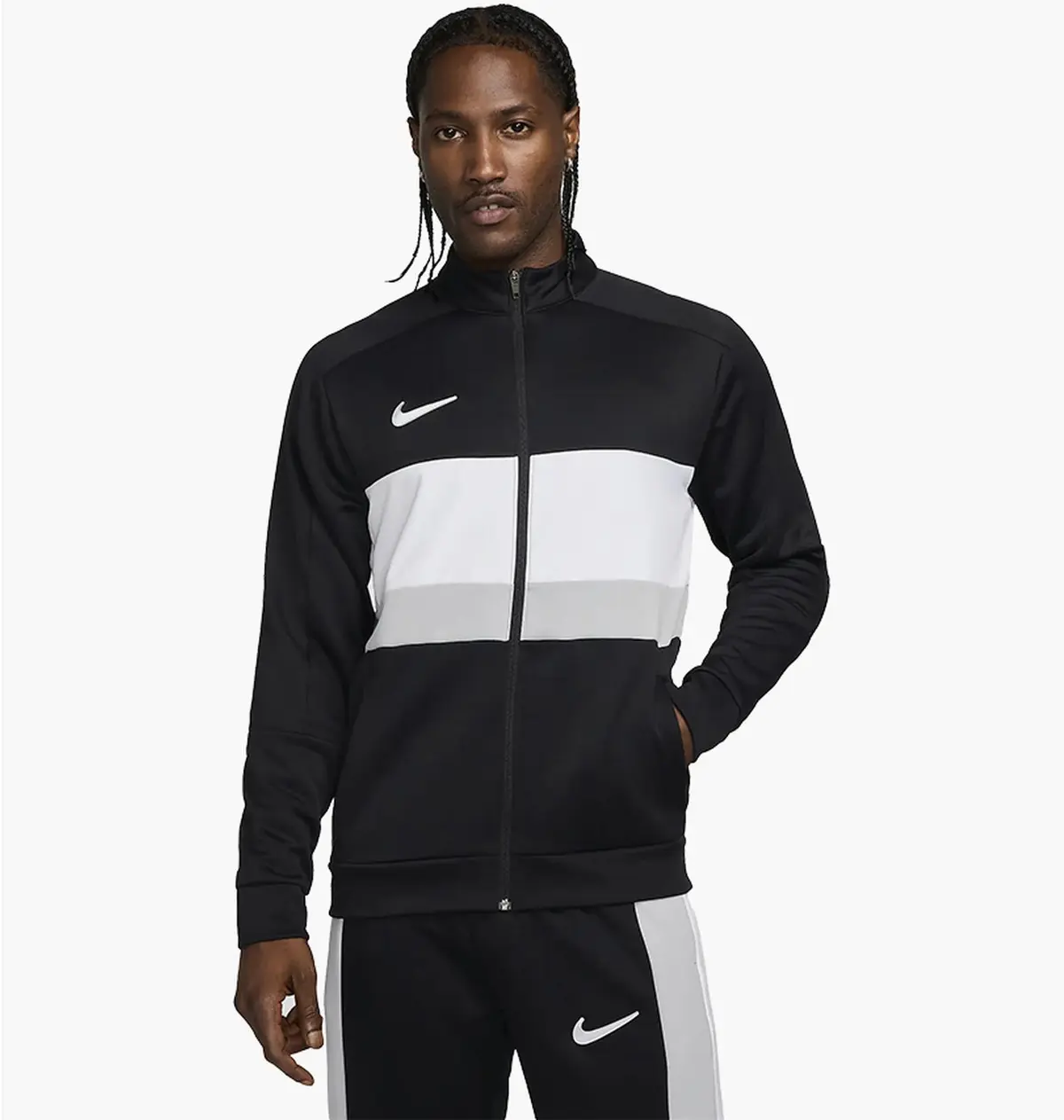 Кофта чоловіча Nike Dri-Fit Academy Black/White