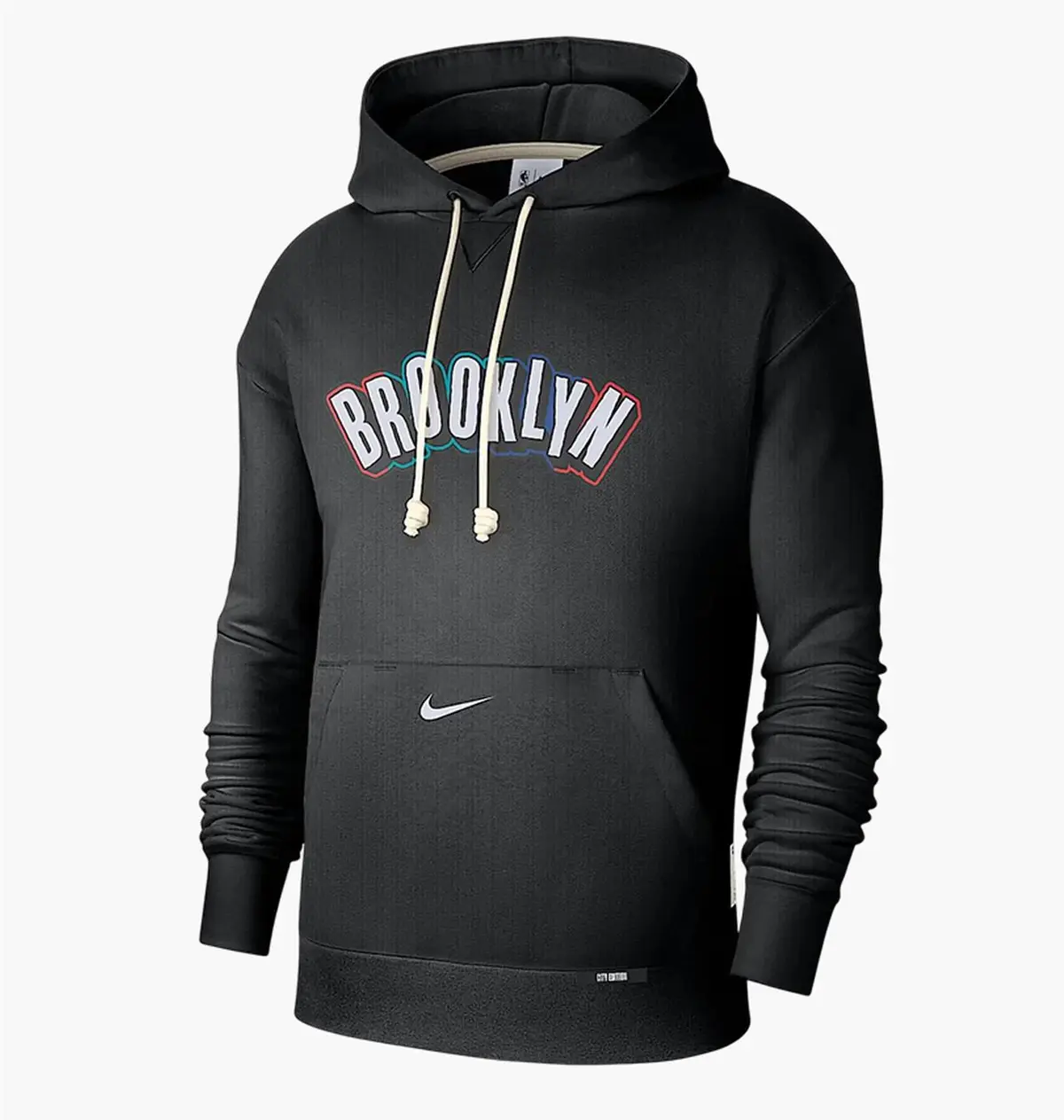 Кофта чоловіча Nike Brooklyn Nets Standard Issue City Edition Black