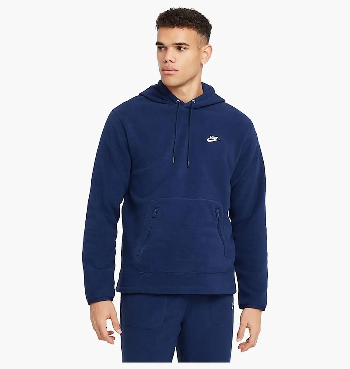 Кофта чоловіча Nike Club Mens Winterized Pullover Hoodie Blue