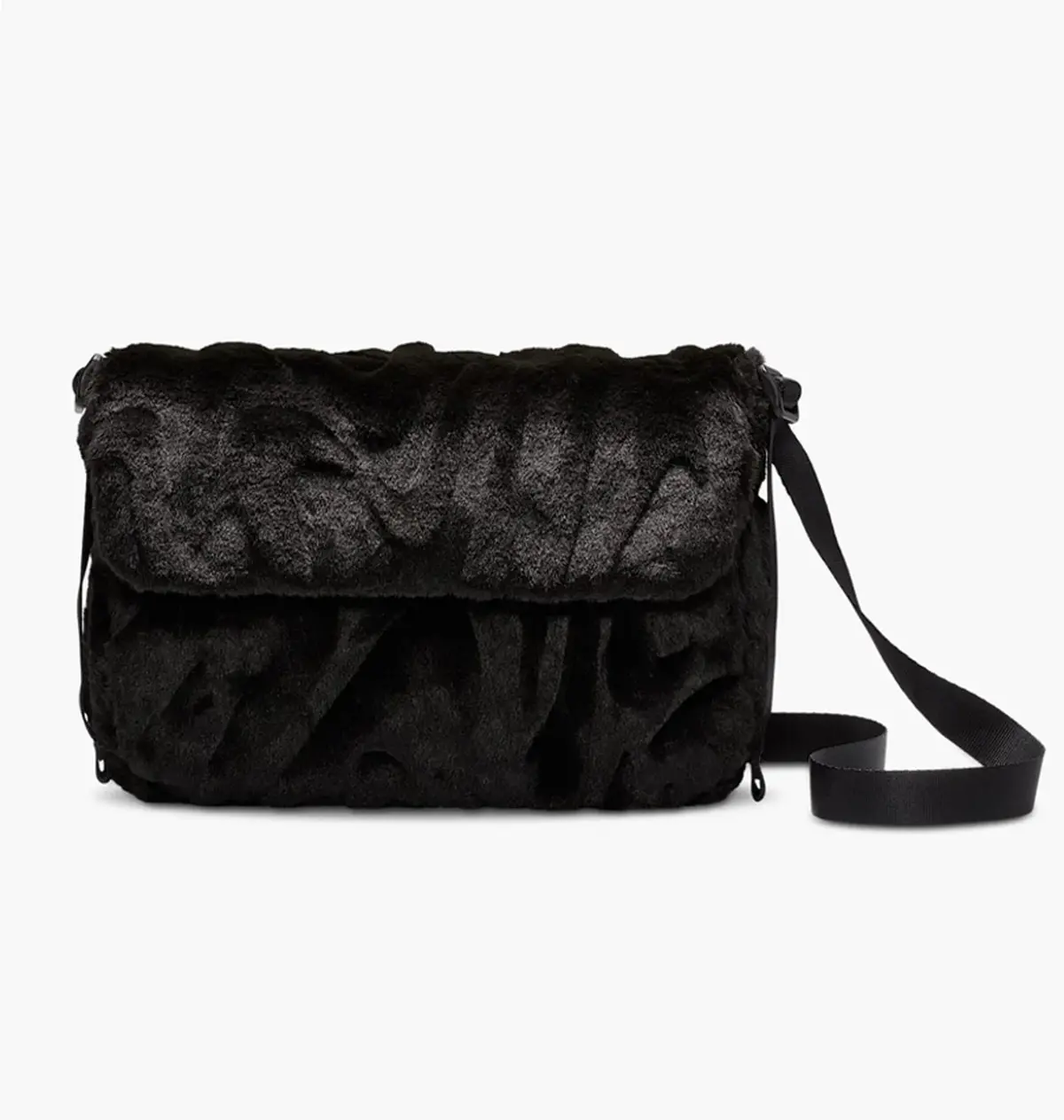 Сумка на плечо Nike Sportswear Futura 365 Faux Fur Crossbody Bag (1L) Black
