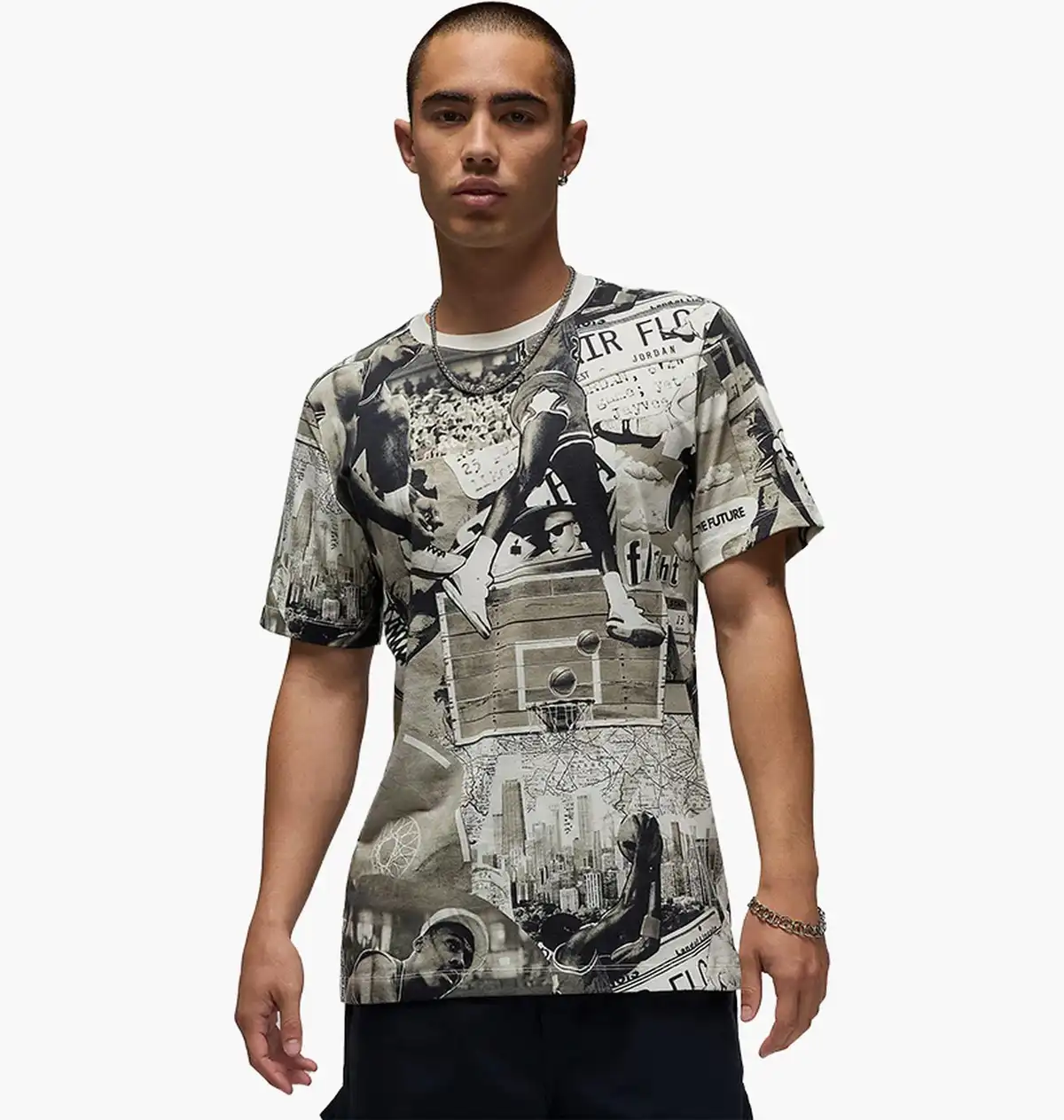 Футболка мужская Nike M Flt Ess Aop Ss Crew