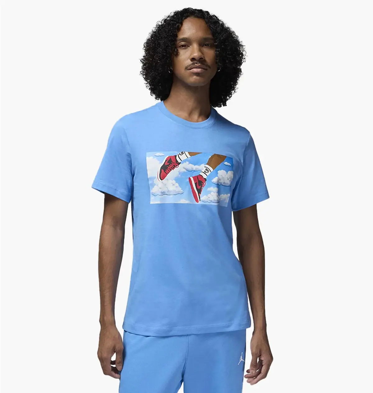 Футболка чоловіча Jordan Flt Essential Ess Ss Crew Light Blue