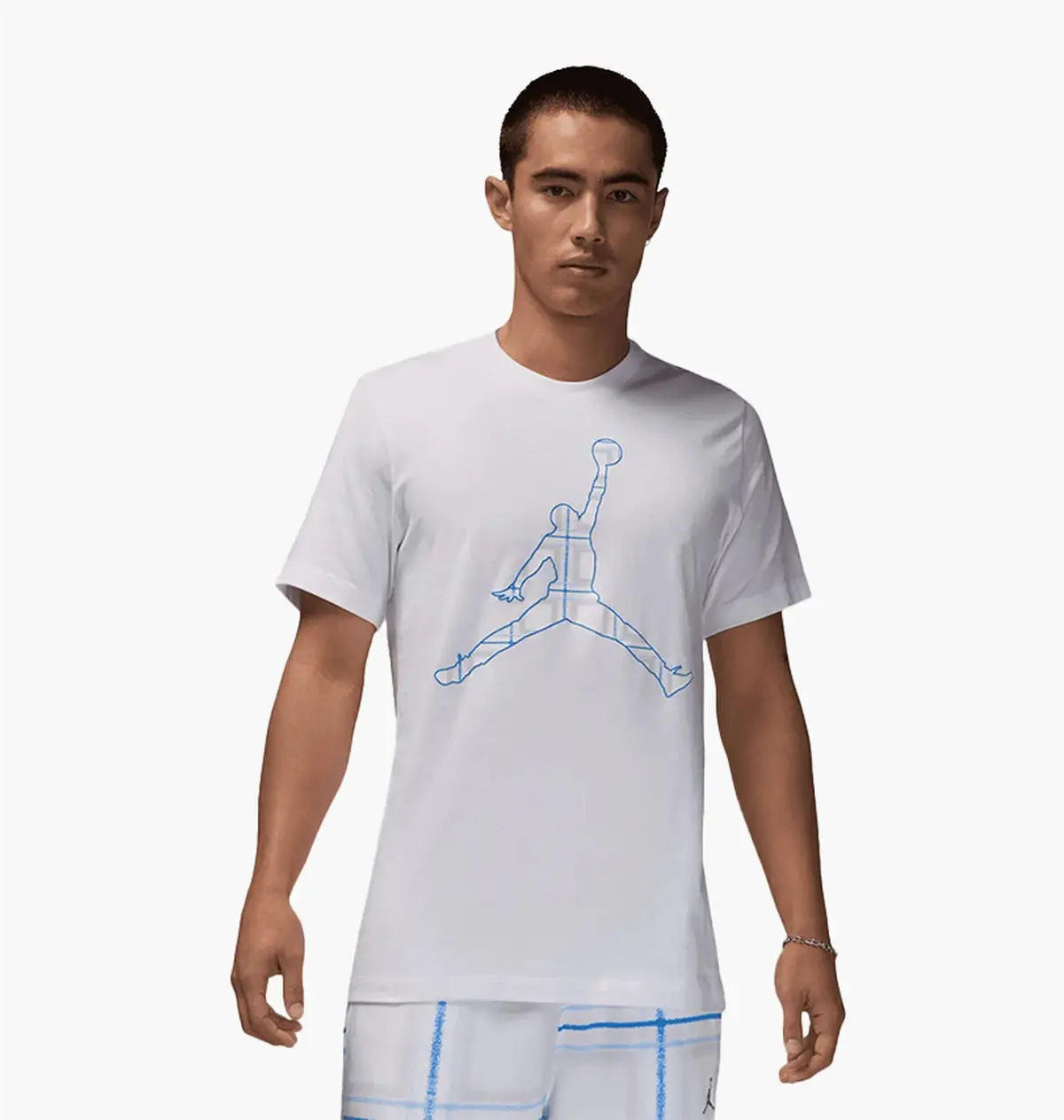 Футболка чоловіча Jordan Flt Essential Hldy Jm Crew White
