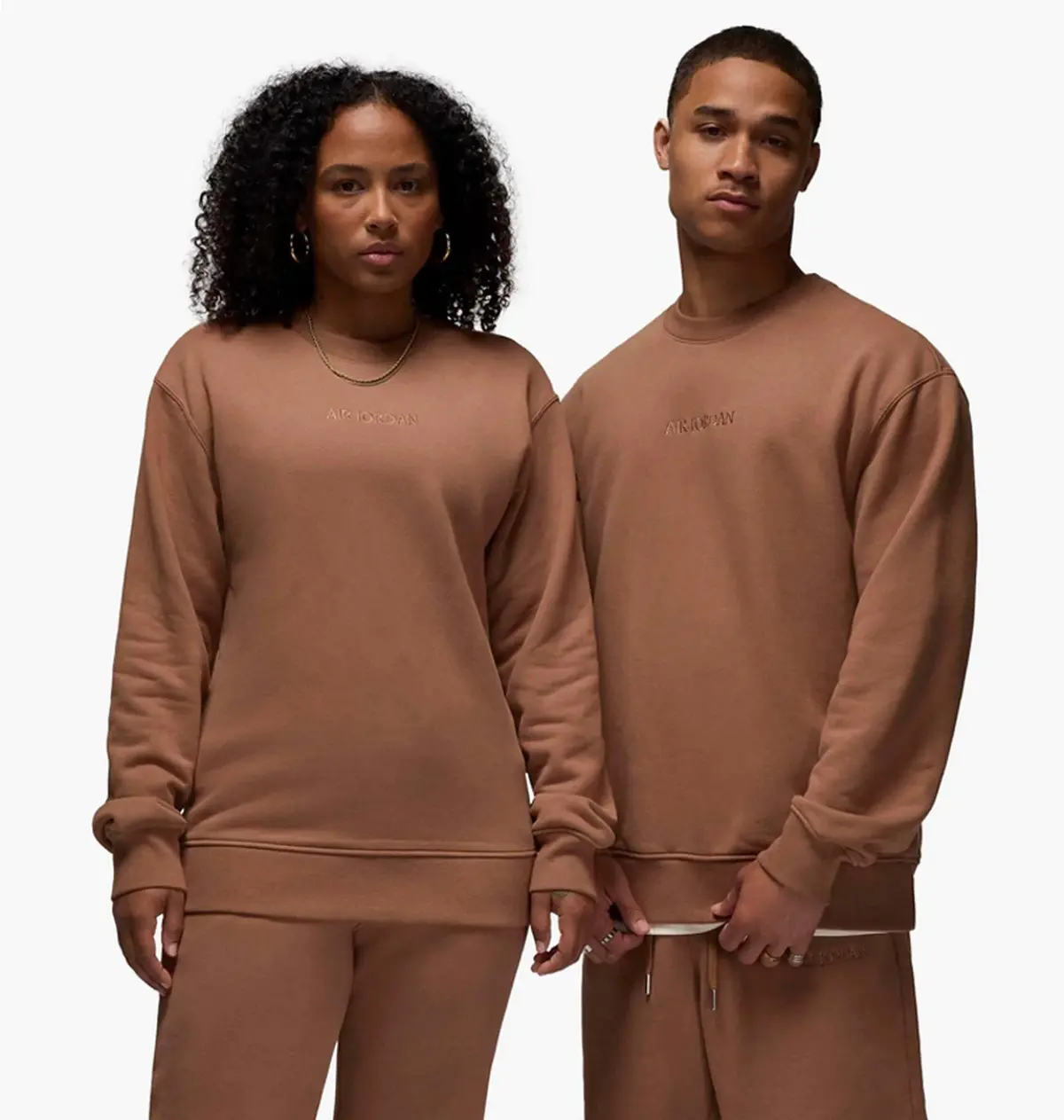 Кофта унісекс Jordan Wordmark Fleece Crew-Neck Sweatshirt Brown