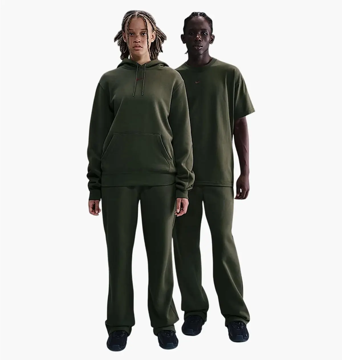 Брюки чоловічі Nike Nocta Fleece Cs Open-Hem Sweatpants Olive