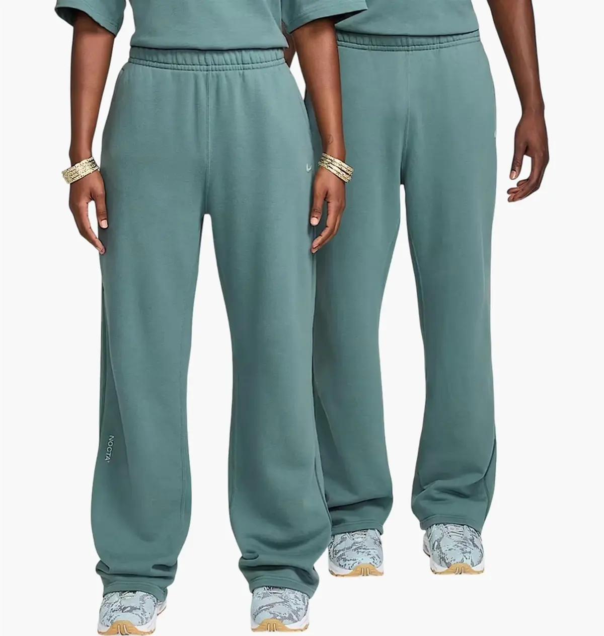 Брюки чоловічі Nike X Nocta Fleece Cs Open-Hem Pants зелені FZ4675-382