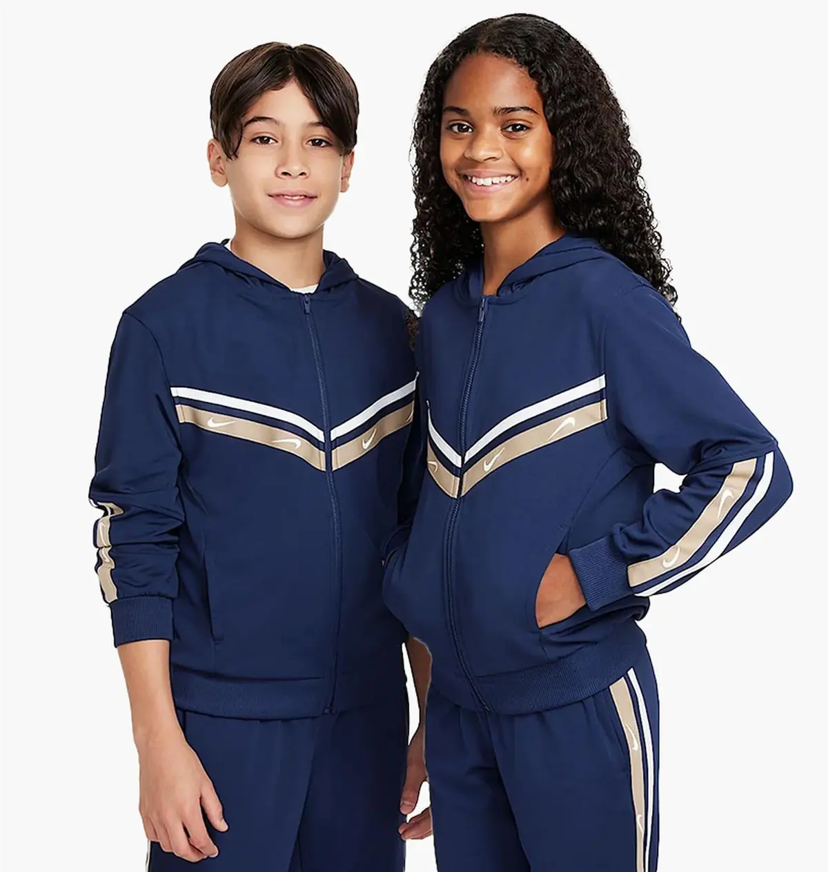 Светр дитячий Nike Nsw Club+ Poly Fz Hoodie Blue