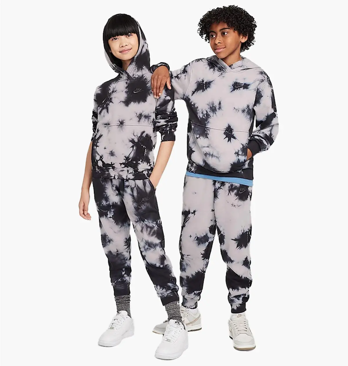 Спортивний костюм дитячий Nike Sportswear Club Fleece Camo/White