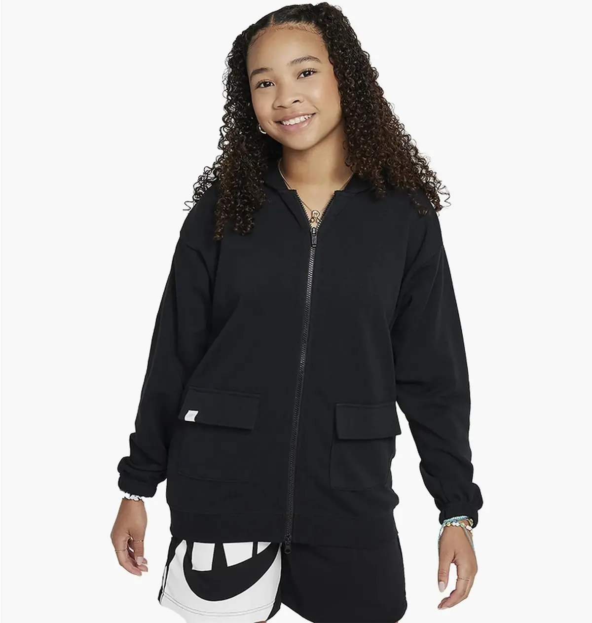 Светр підлітковий Nike Nsw Df Flc Ovrszd Hdy Dnce