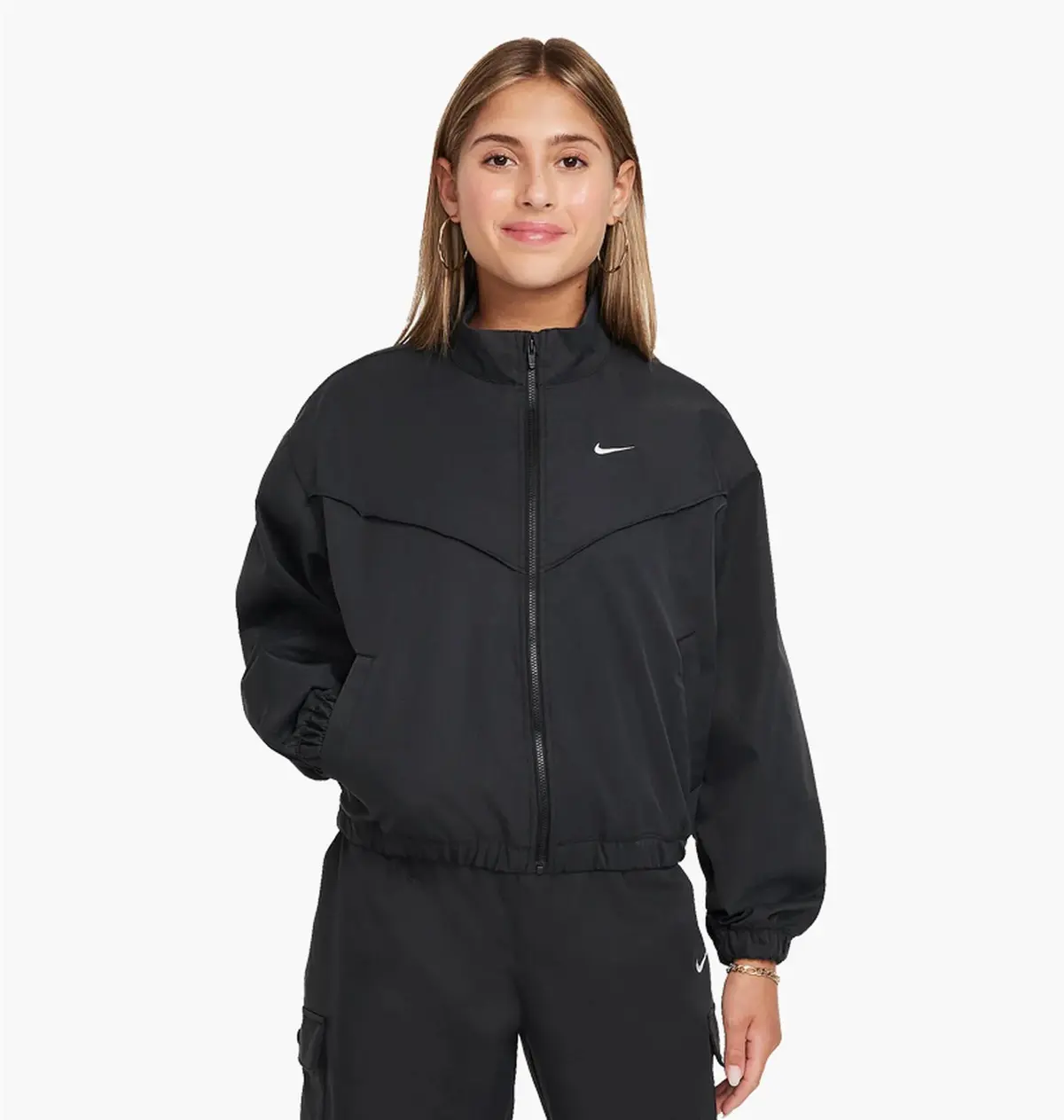 Куртка чоловічі Nike Girls Oversized Lightweight Jacket Black