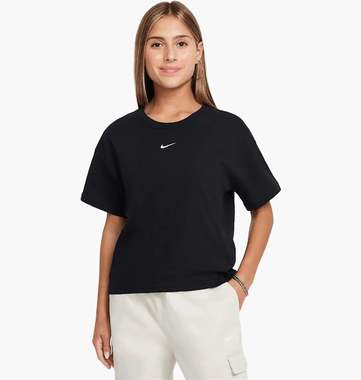 Футболка дитяча Nike Sportswear Essential Big Kids' (Girls') T-Shirt