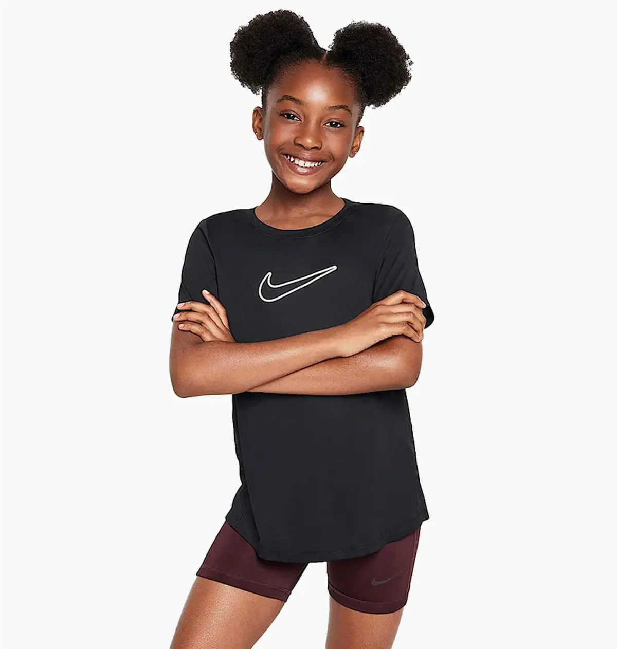 Футболка підліткова Nike One Fitted Dri-Fit Short-Sleeve Top