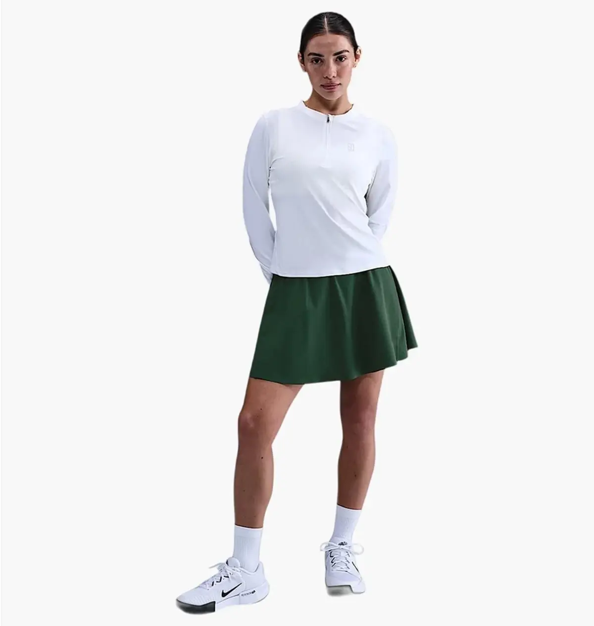 Платье женское Nike Court Ace Advantage Womens Dri- F I T Tennis Skirt Green