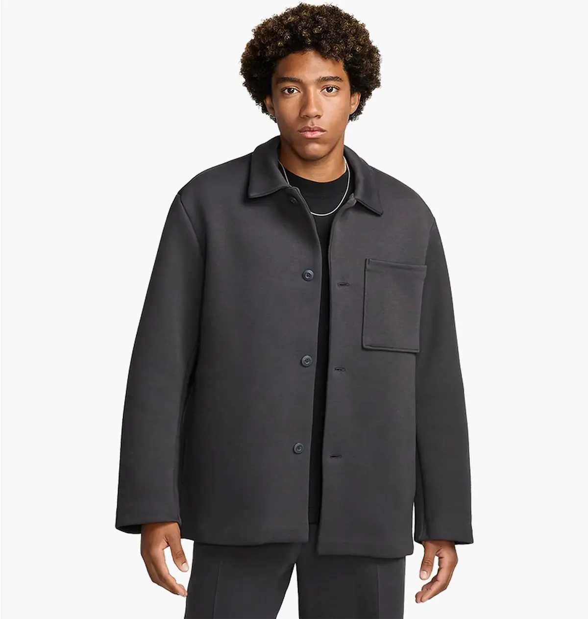 Куртка мужская Nike Tech Fleece-Shacket Black