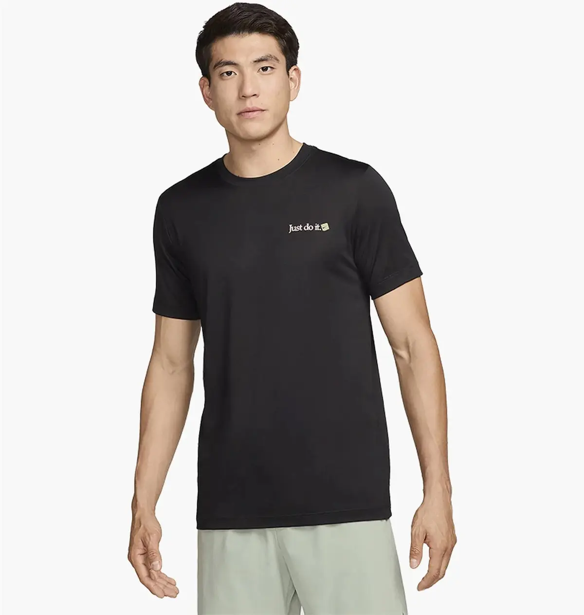 Футболка чоловіча Nike Dri-Fit Fitness T-Shirt Black