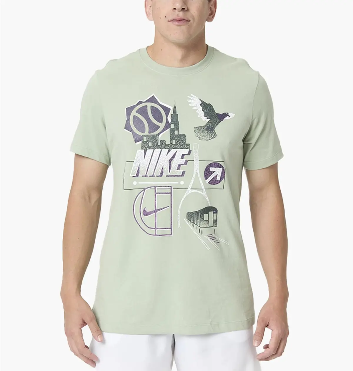 Футболка чоловіча Nike Court Dri Fit New York Olive