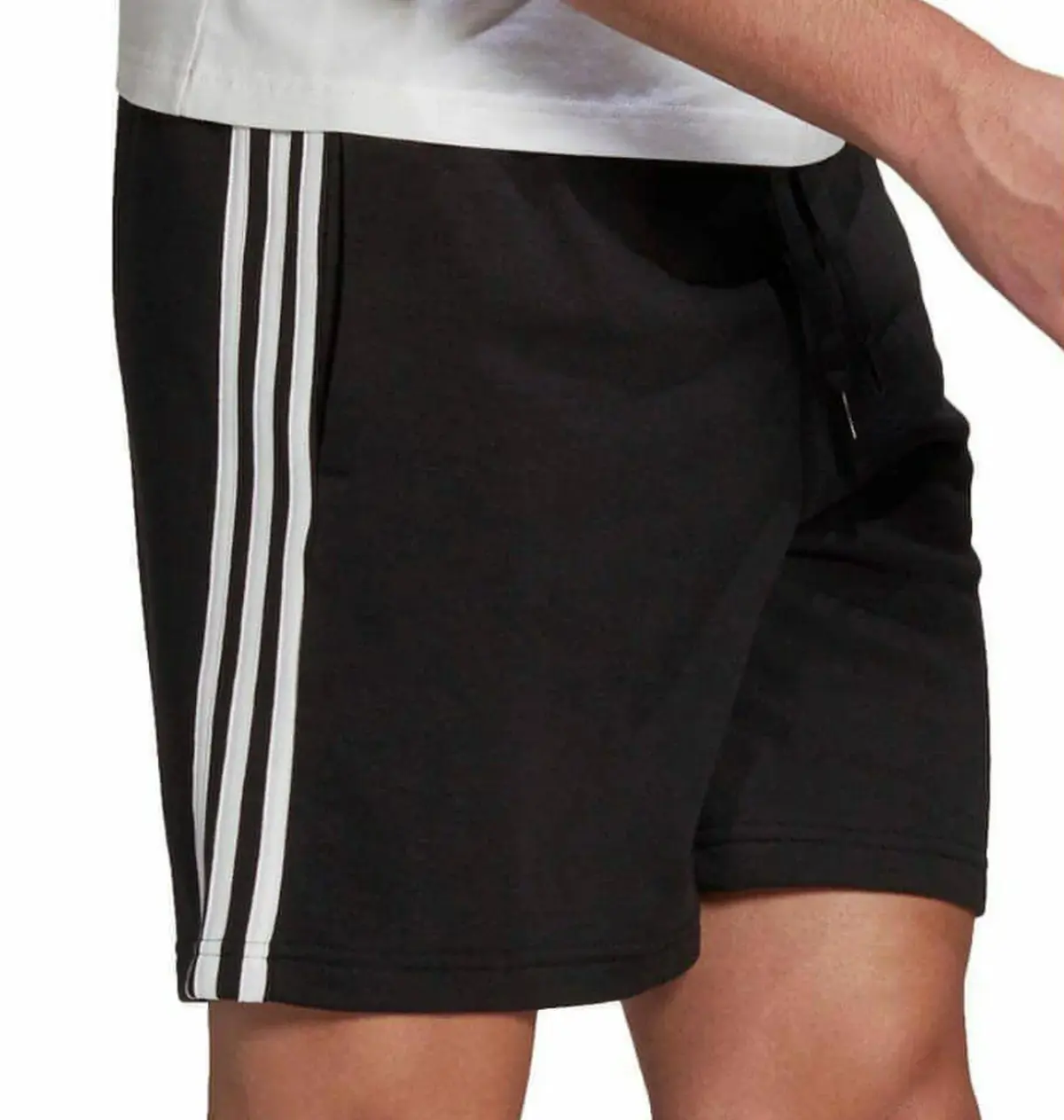 Шорти чоловічі Adidas Essentials French Terry 3 Stripes Shorts Black