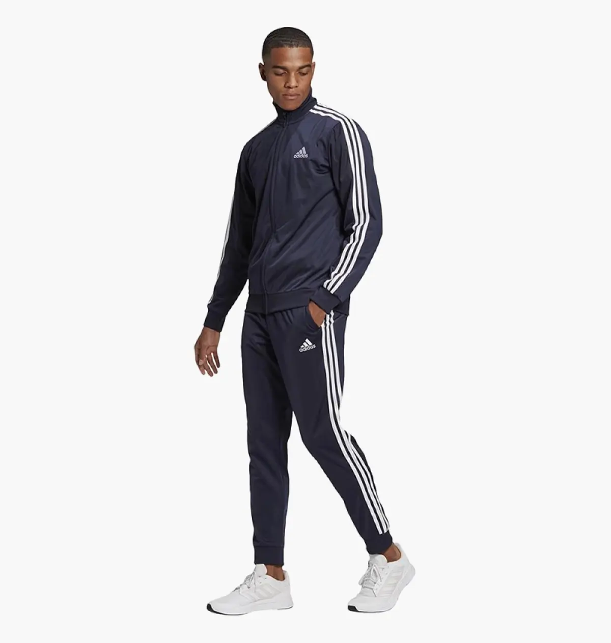 Спортивный костюм мужской Adidas Primegreen Essentials 3-Stripes Blue