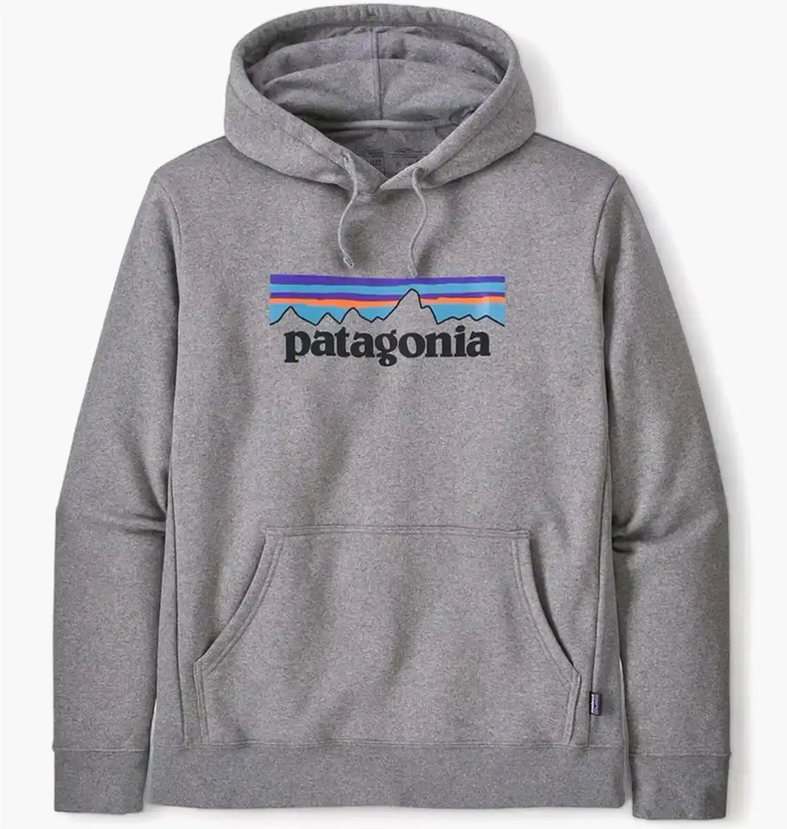 Кофта чоловіча Patagonia P-6 Logo Uprisal Hoody Gravel Heather Grey