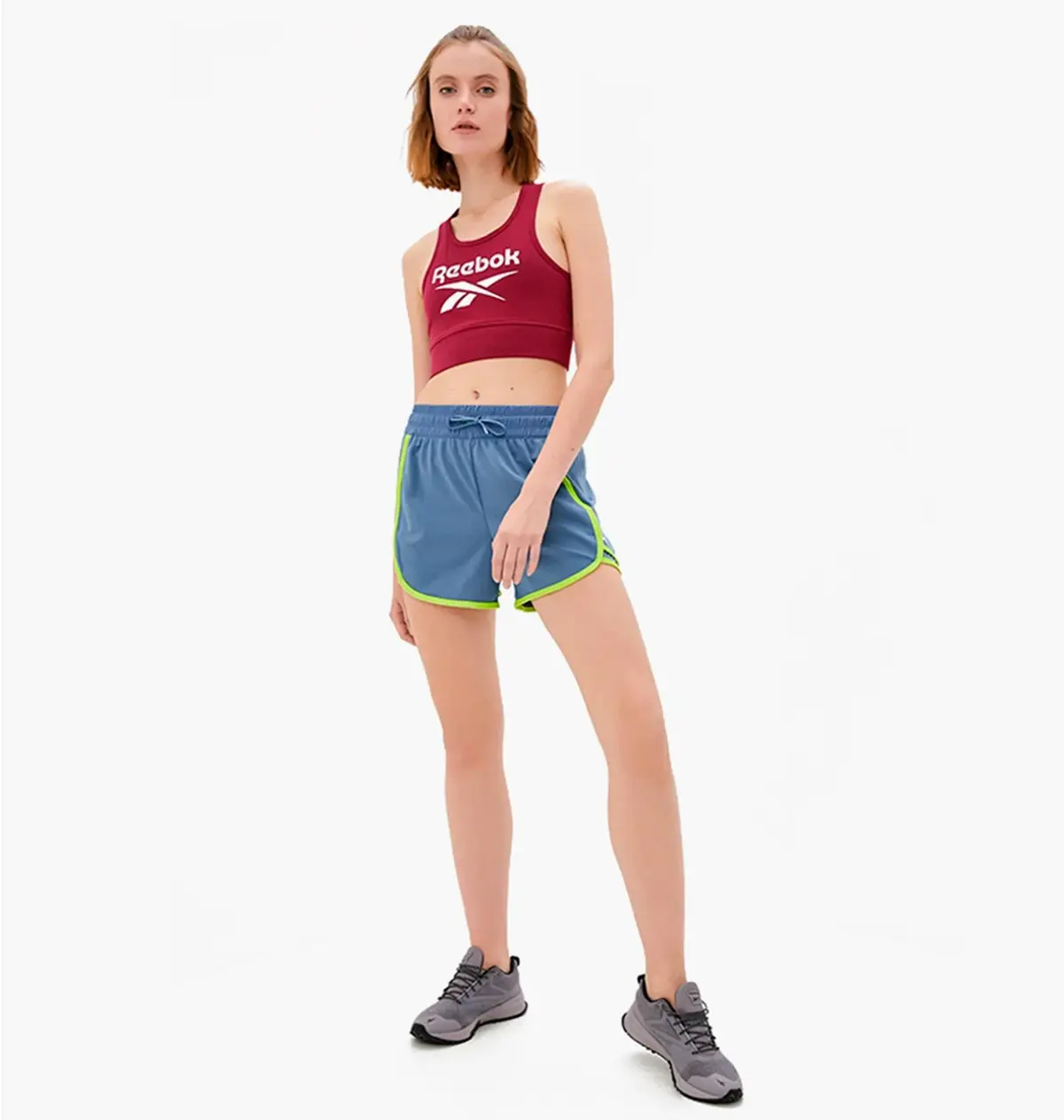 Шорти жіночі Reebok Workout Ready High-Rise Shorts Blue Gr9517