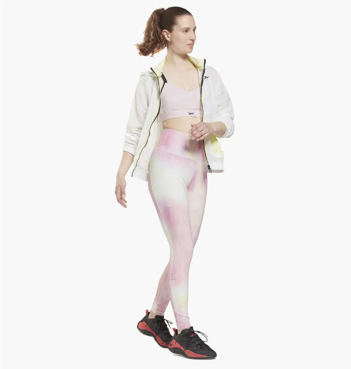 Спортивный топ женской Reebok Lux Strappy Medium-Impact Sports Bra Pink Gu5860