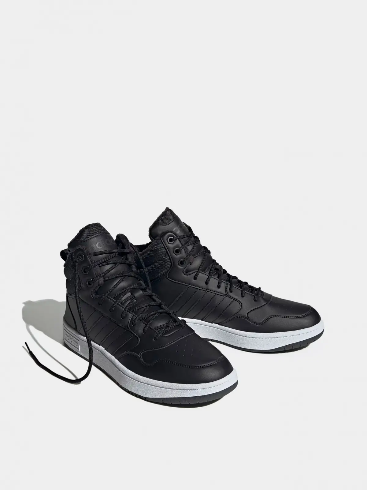 Черевики чоловічі Adidas Hoops 3.0 Mid Lifestyle Basketball Classic Fur Lining Winterized
