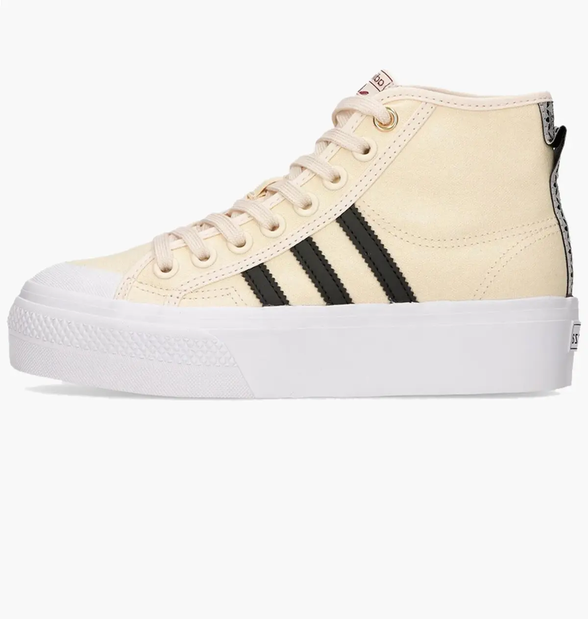 Кеды женские Adidas Nizza Platform Mid W Beige