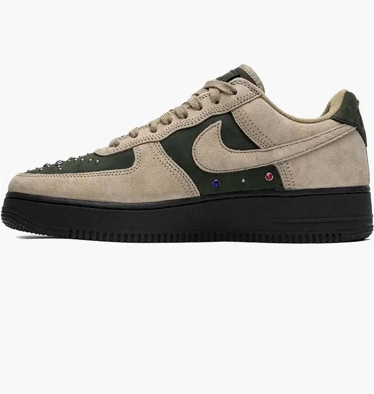 Кросівки чоловічі Nike Air Force 1 Dark Army Lifestyle Shoe Beige/Green
