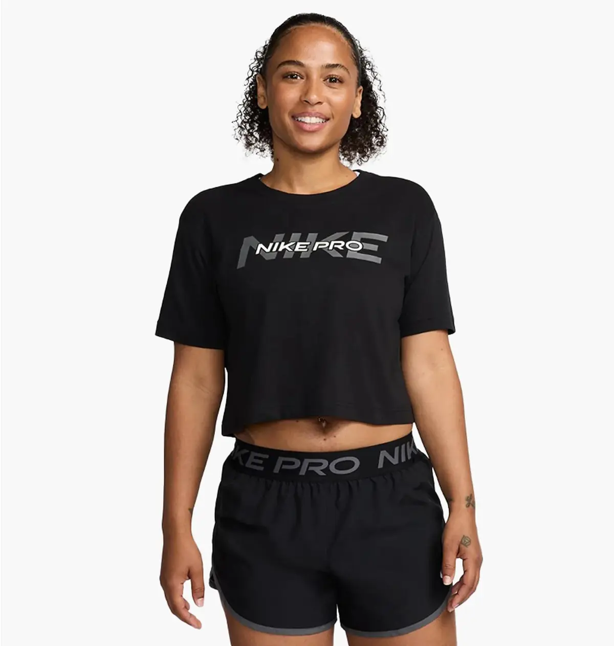 Футболка женская Nike Футболка W Nk Pro Ss Crp Tee Fa24