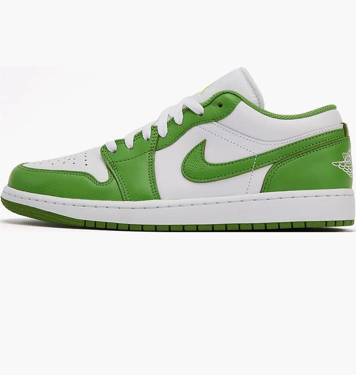 Кроссовки мужские Jordan 1 Low Se White/Green