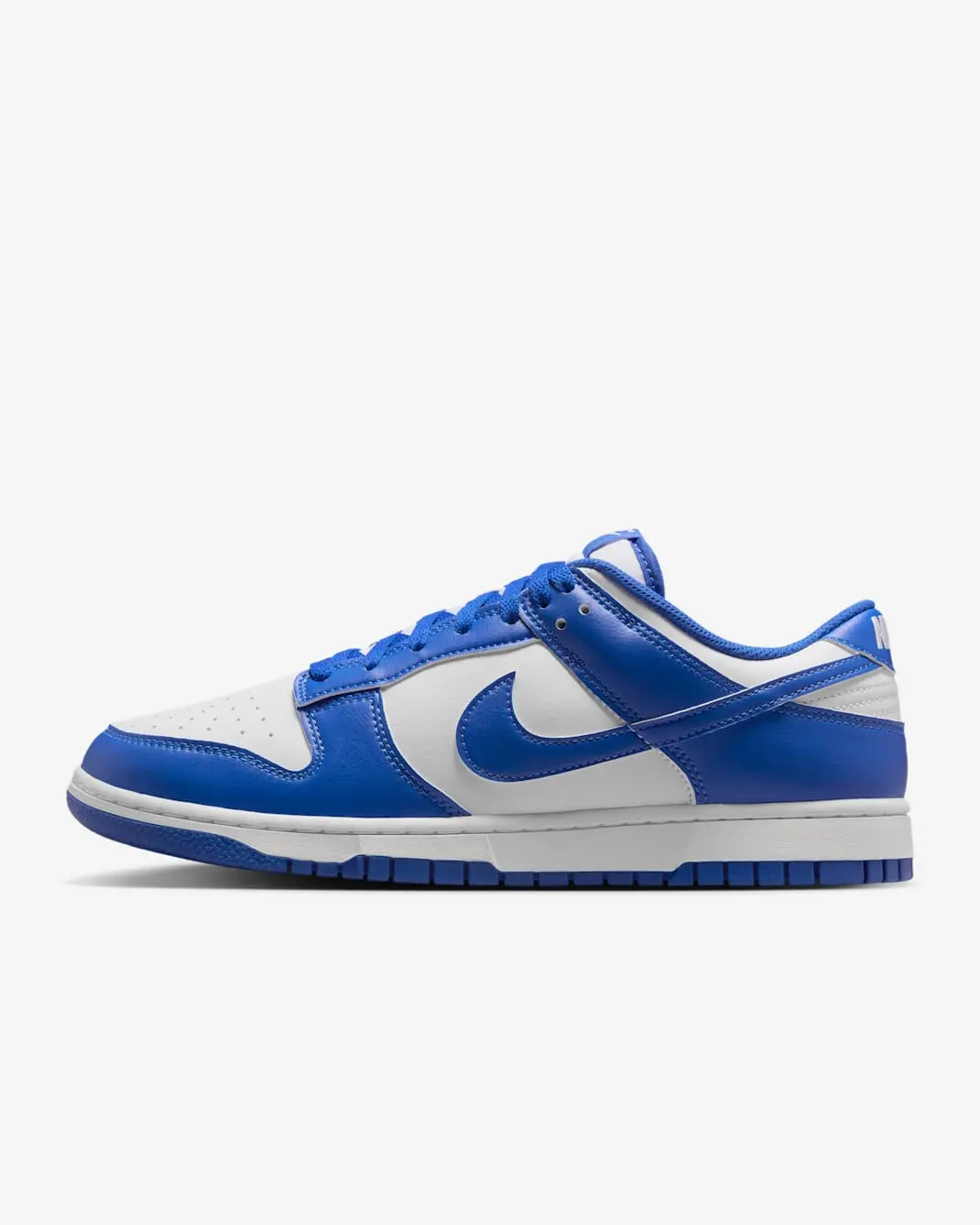 Кросівки чоловічі Nike Dunk Low White Hyper Royal (2025)
