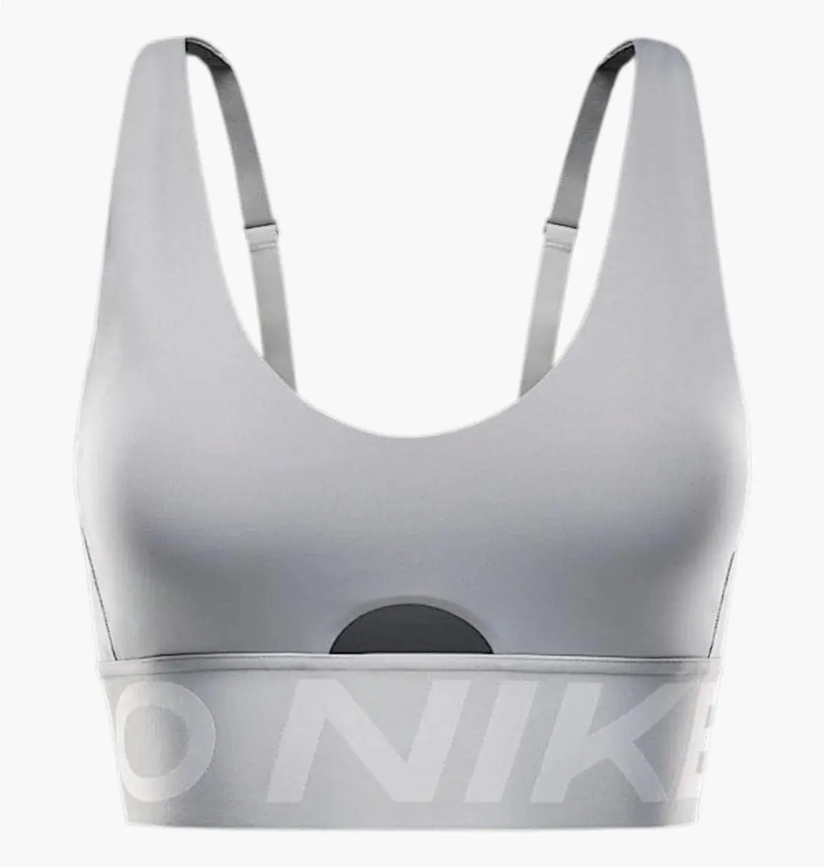 Спортивний топ жіночий Nike W Np Indy Plunge Bra Bold Grey