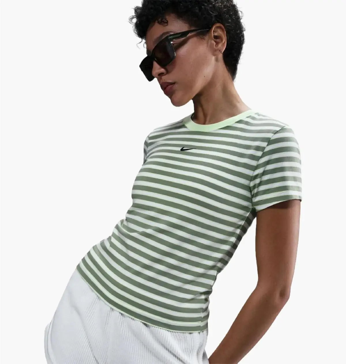 Футболка жіноча Nike Nsw Nk Chll Knt Tee Pnx Green