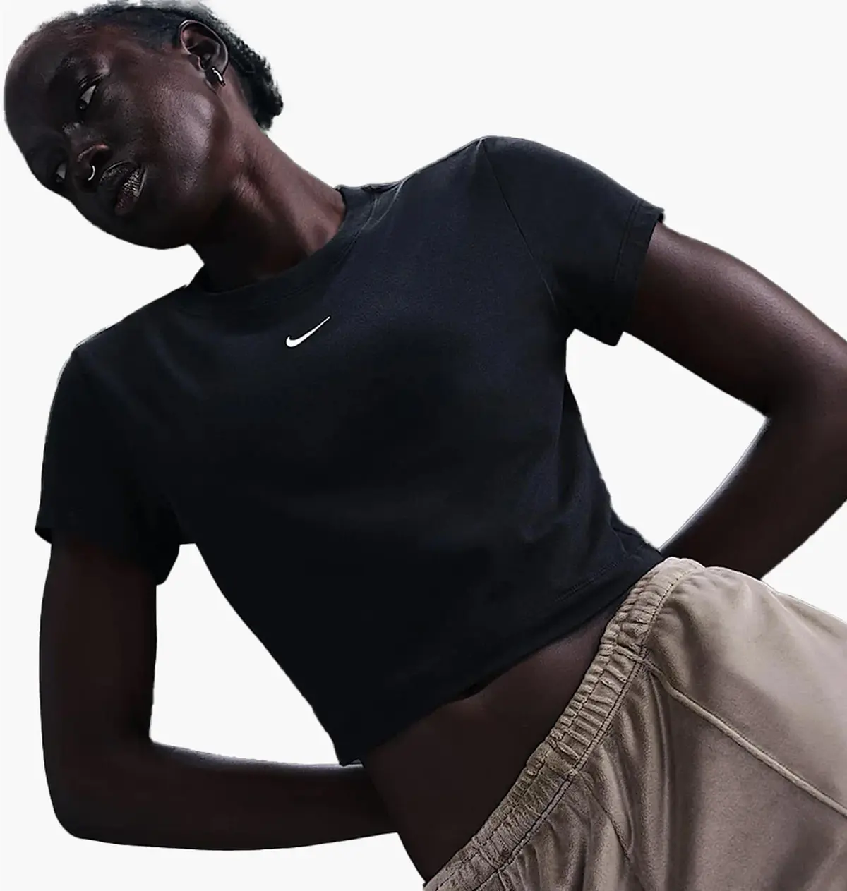 Футболка жіноча Nike Sportswear Chill Knit Black