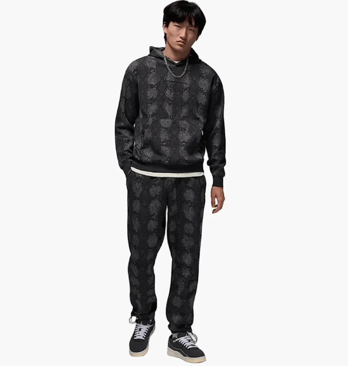 Спортивный костюм мужской Jordan Sprt Flc Aop Black