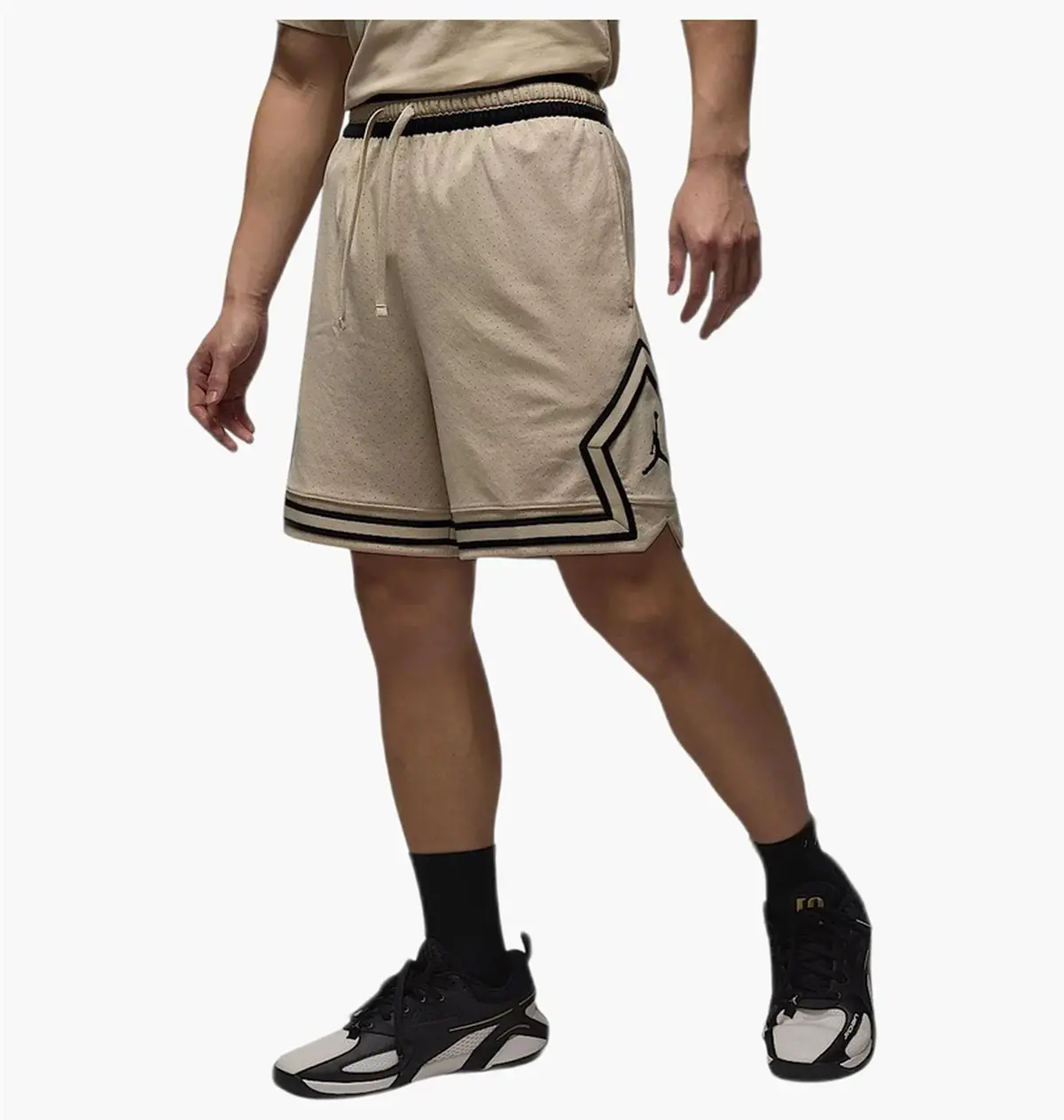 Шорти чоловічі Jordan Sport Mens Dri- F I T Mesh Diamond Shorts Beige