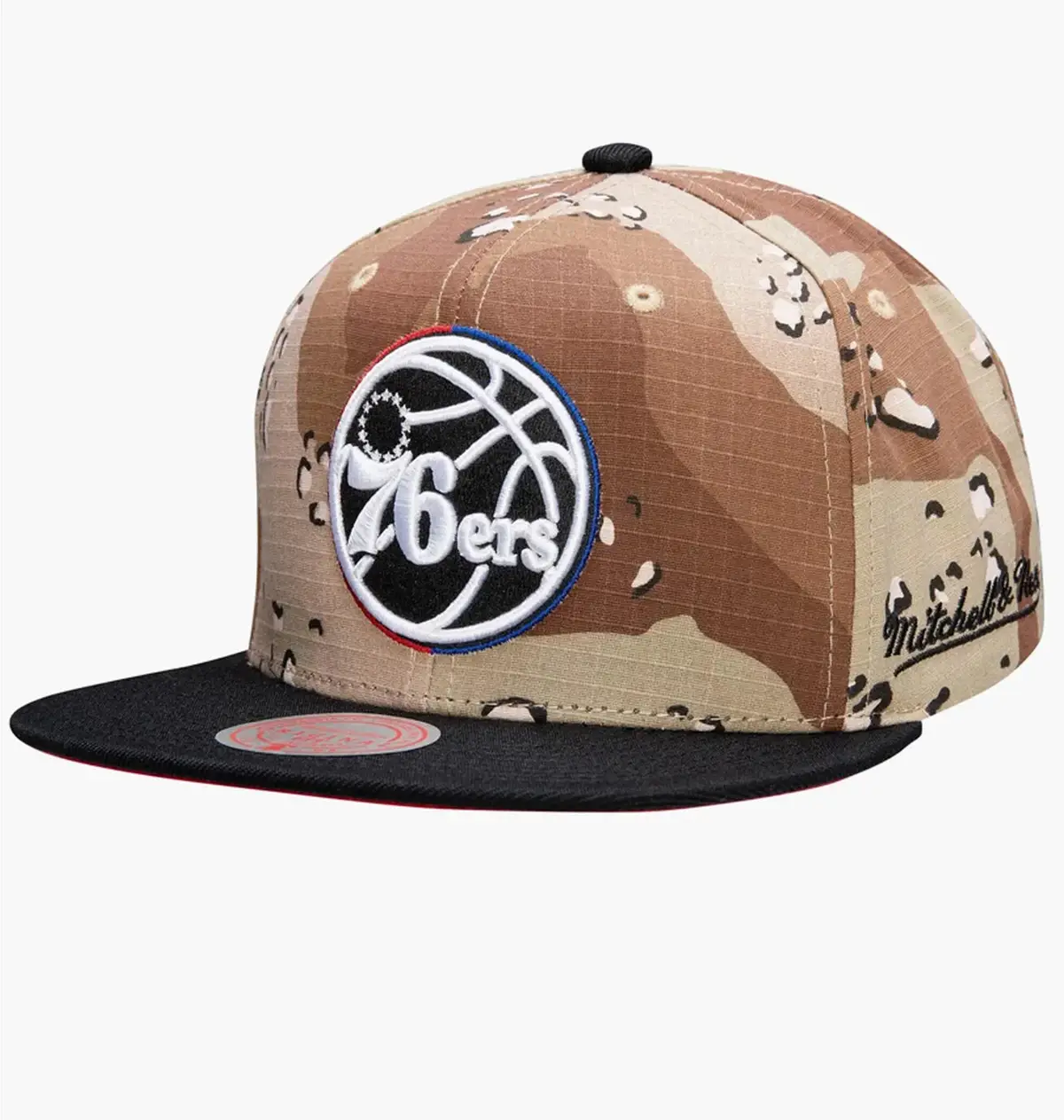 Кепка Mitchell & Ness Choco Camo Snapback Philadelphia 76Ers
