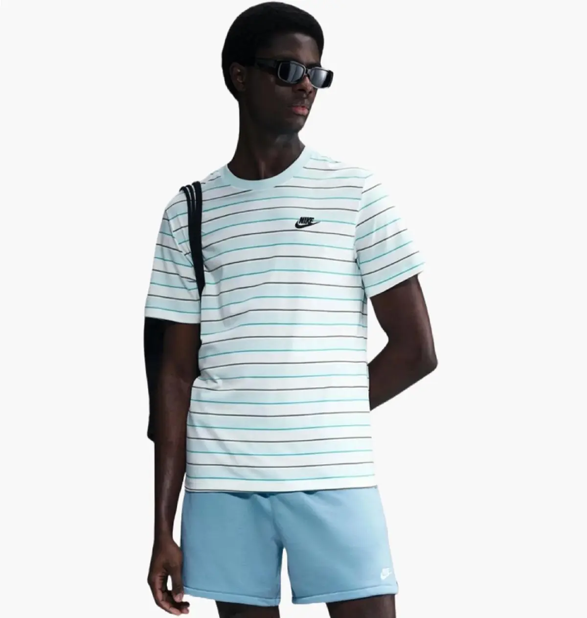 Футболка чоловіча Nike Sportswear Turquoise/White