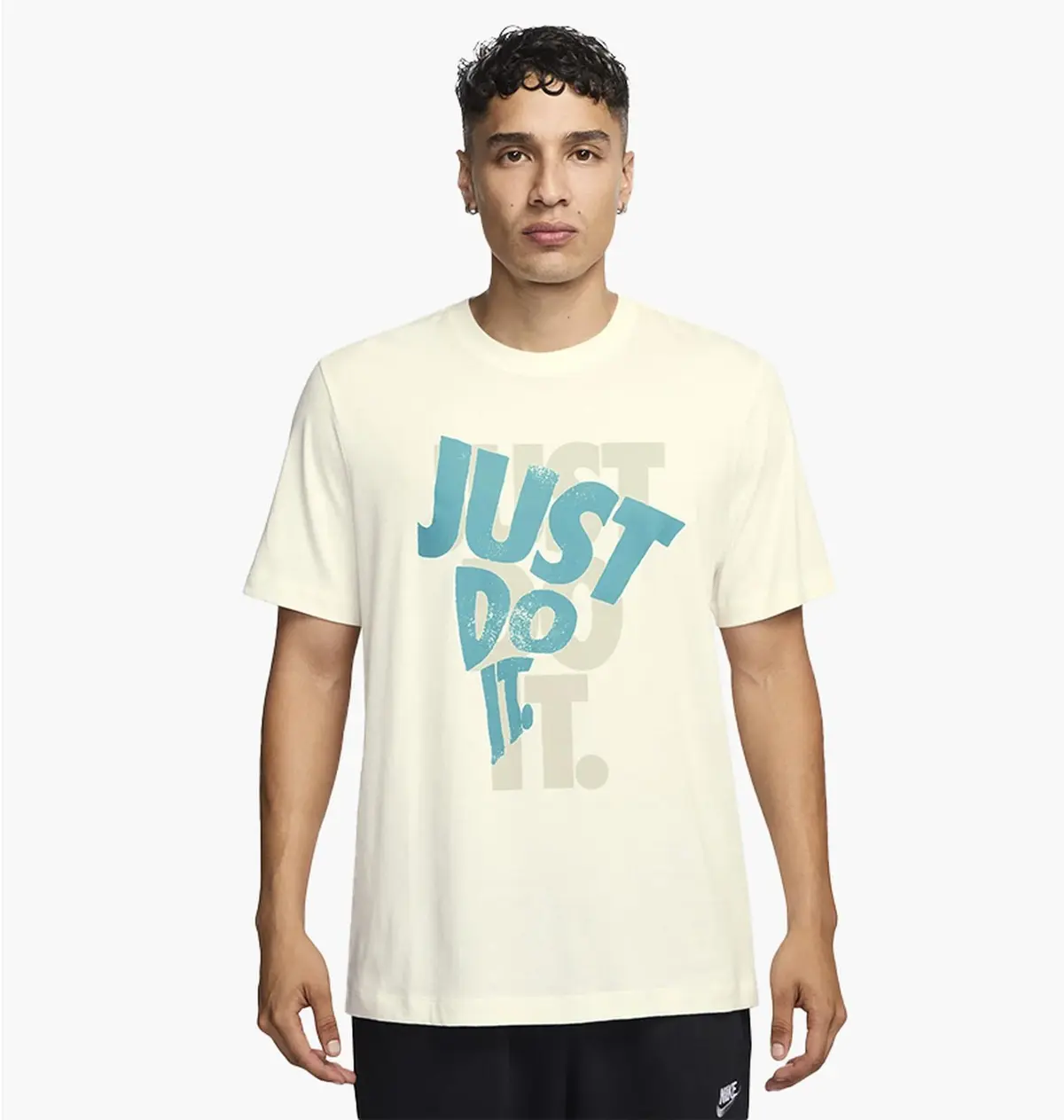 Футболка чоловіча Nike T-Shirt Con Logo Uomo Beige