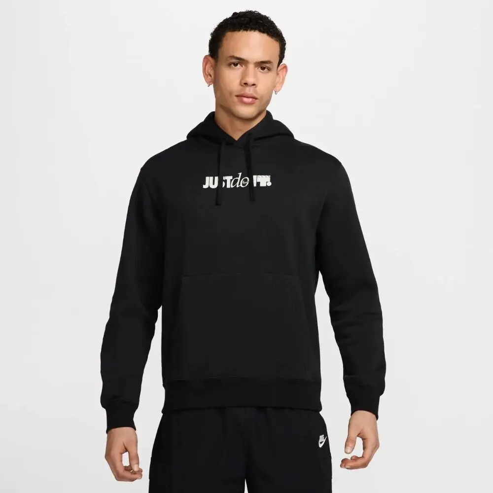 Кофта чоловіча Nike Club Just Do It чорна HJ0606-010
