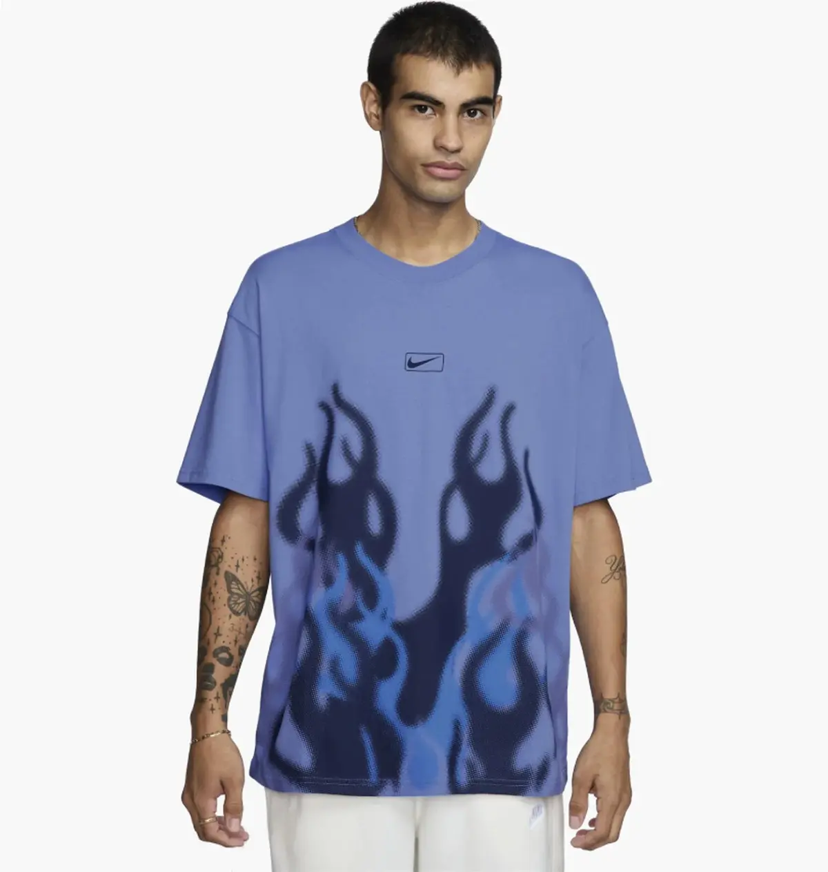 Футболка чоловіча Nike Flame Graphic Blue