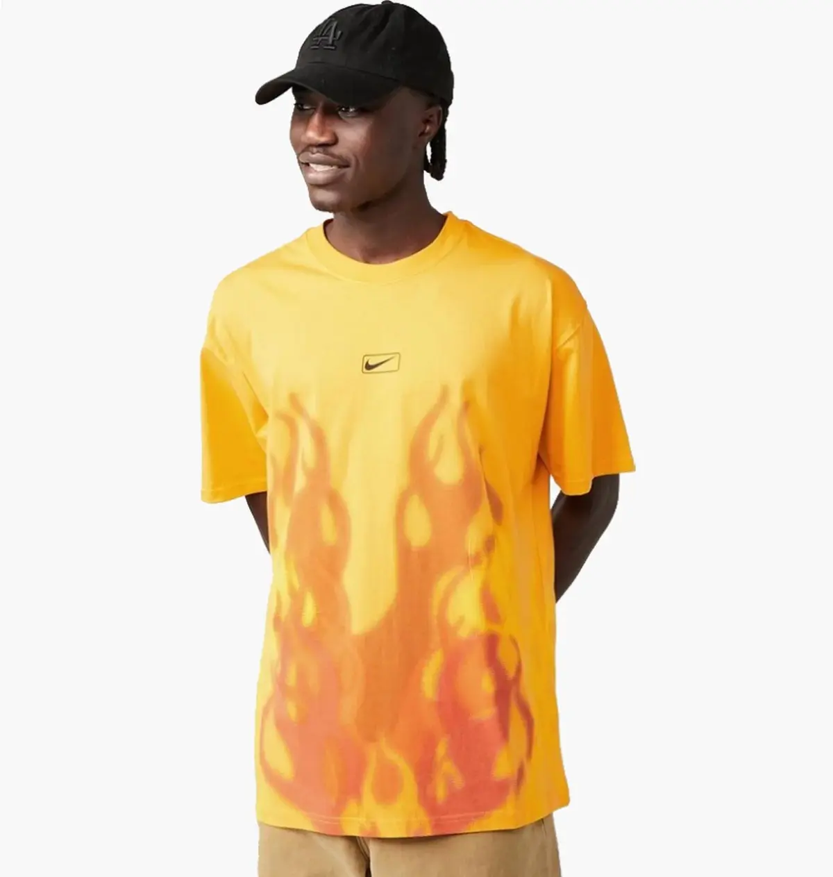 Футболка чоловіча Nike Flame Swoosh Orange