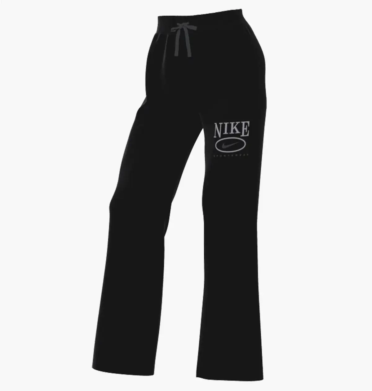 Брюки жіночі Nike Sportswear Club Fleece Mid-Rise Wide-Leg Graphic Pants