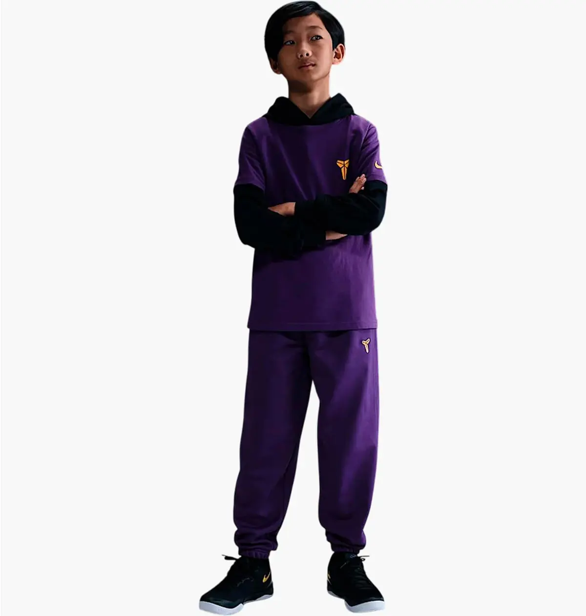 Брюки дитячі Nike Kobe Therma-Fit Violet