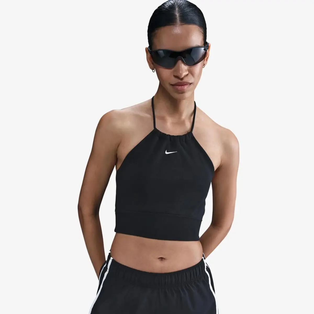 Спортивний топ жіночий Nike Sw Nk Chll Ft Crp Hltr Top
