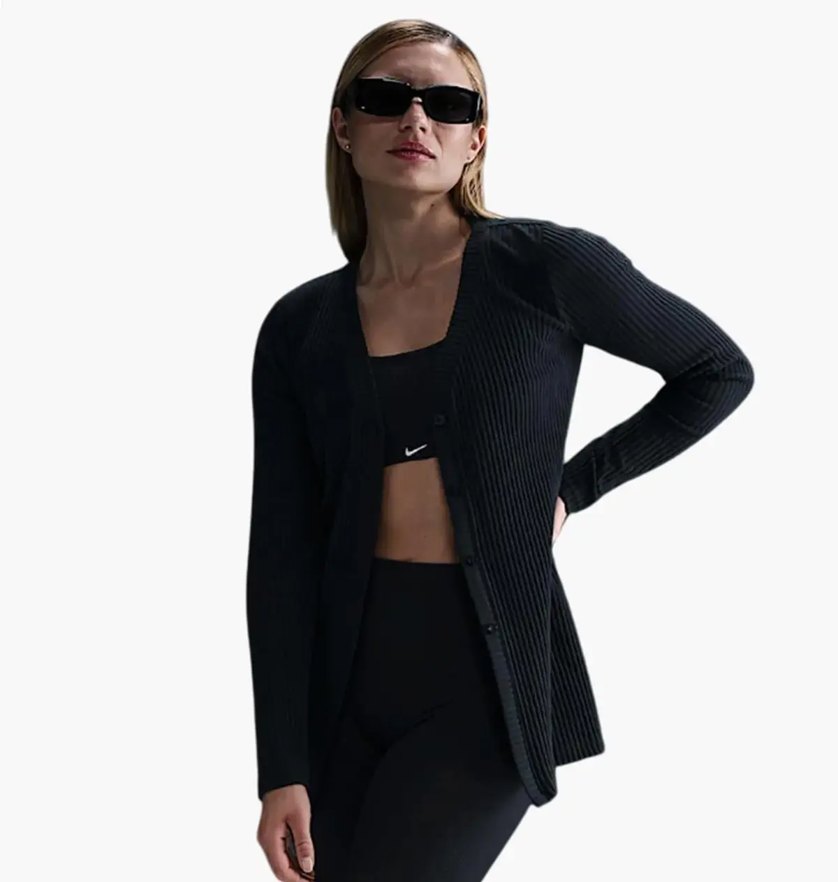 Кофта женские Nike Chill Knit Black
