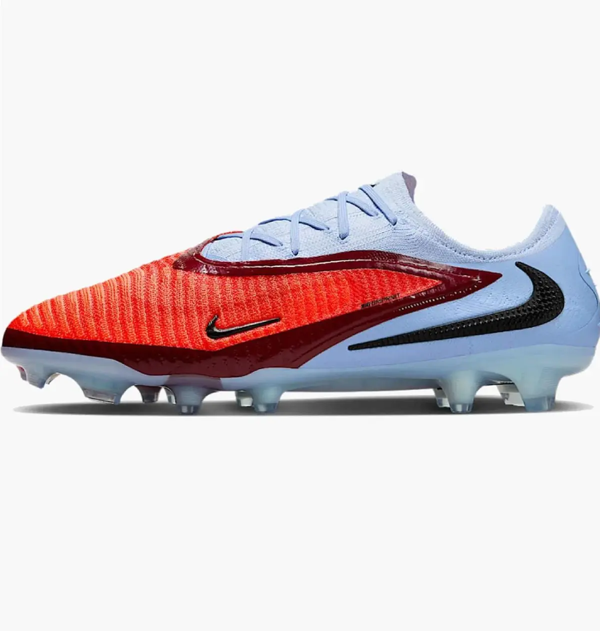 Бутсы унисекс Nike Phantom 6 Low Elite Fg Red/Light Blue