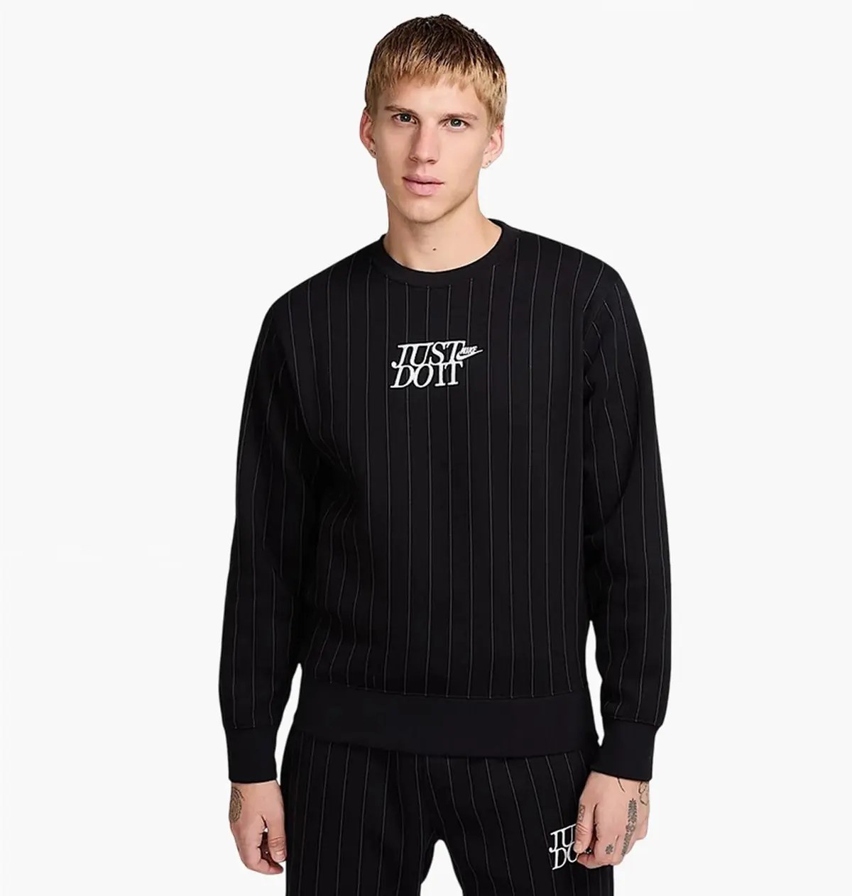 Кофта мужская Nike Sportswear Club Fleece Crewneck Sweatshirt Black