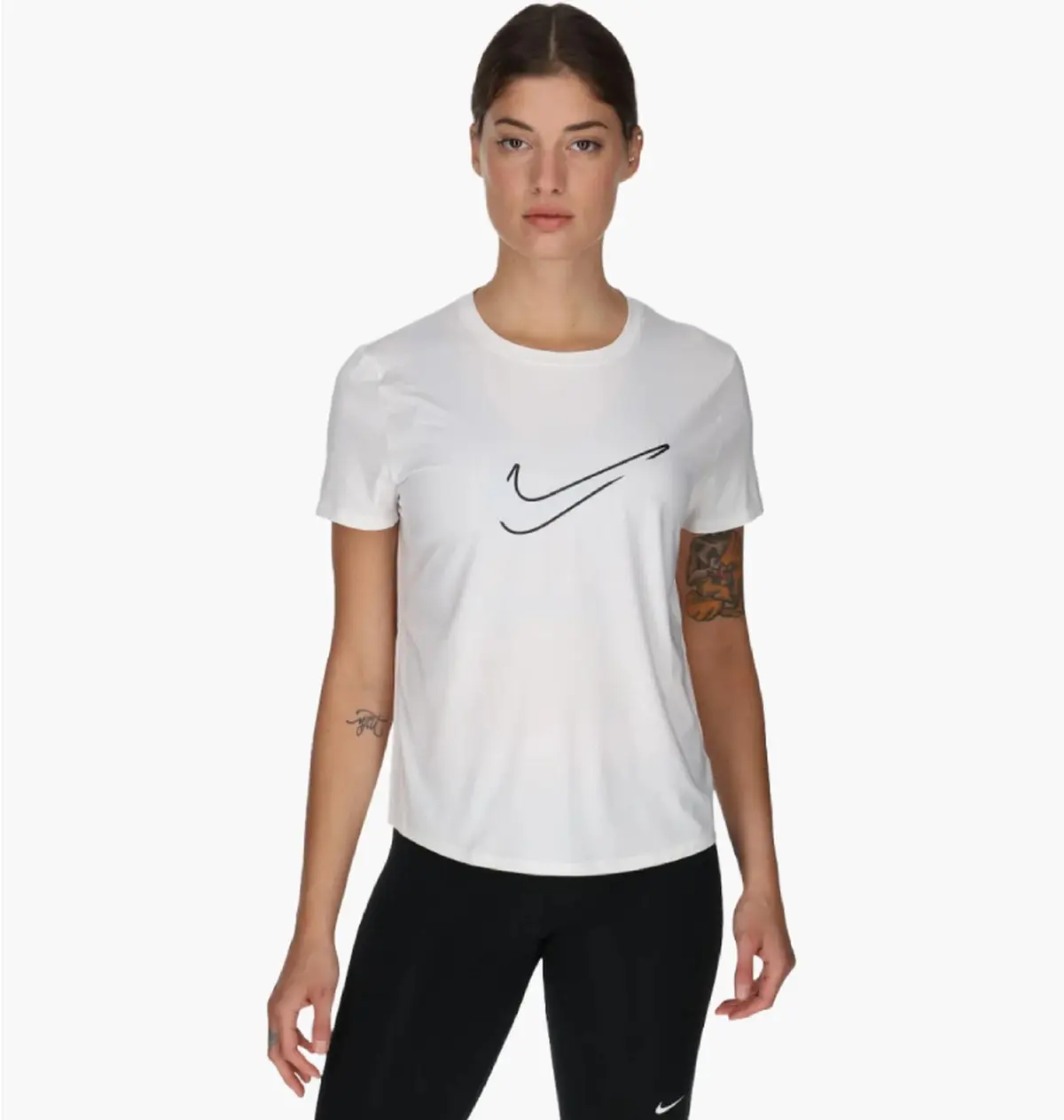 Футболка жіноча Nike One Swoosh Dri-Fit Short-Sleeve Running Top